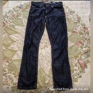 BKE Jake Straight Dark Wash Stretch Jeans 33R